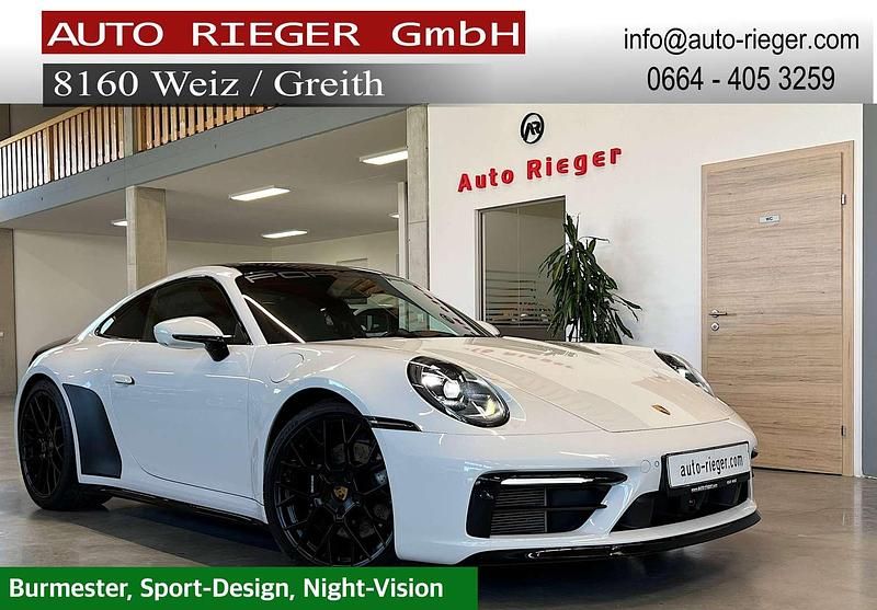 Weiß Gebraucht 2022 Porsche 911 Carrera 4S Sport Coupé | € 186.890 - Bild 1/4