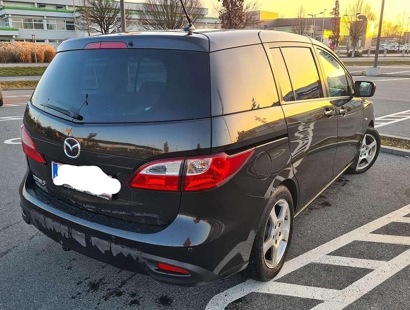 Gebraucht Mazda 5 116 PS (85 kW) 2012 Schwarz Van / Kleinbus