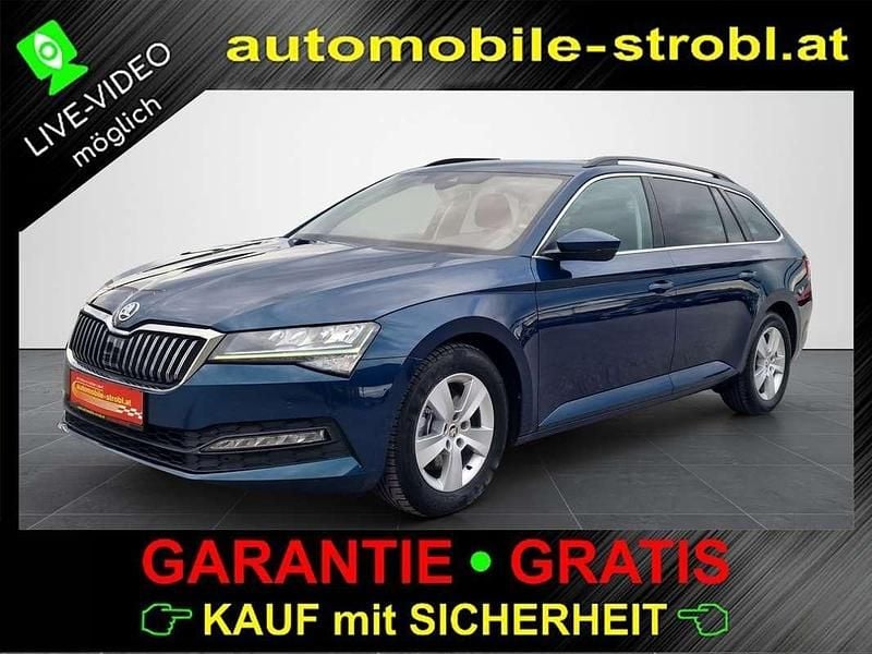 Blau Gebraucht 2020 Skoda Superb Kombi | € 20.880 (Fairer Preis) - Bild 1/4