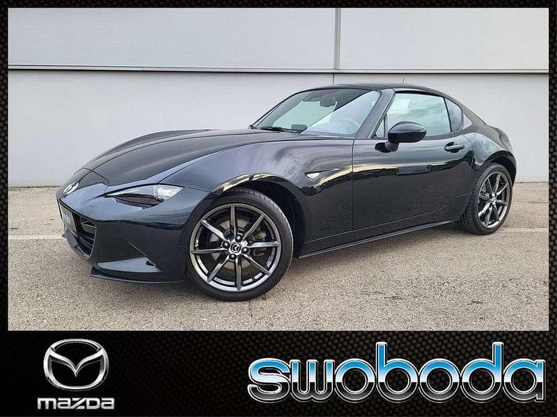 Jet schwarz Gebraucht 2017 Mazda MX5 Cabrio | € 16.980 - Bild 1/4