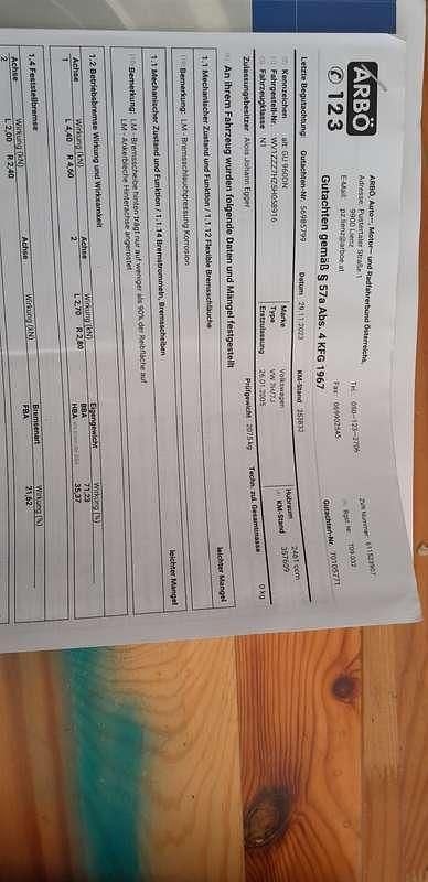 Gebraucht VW T5 131 PS (96 kW) 2005 Blau Van