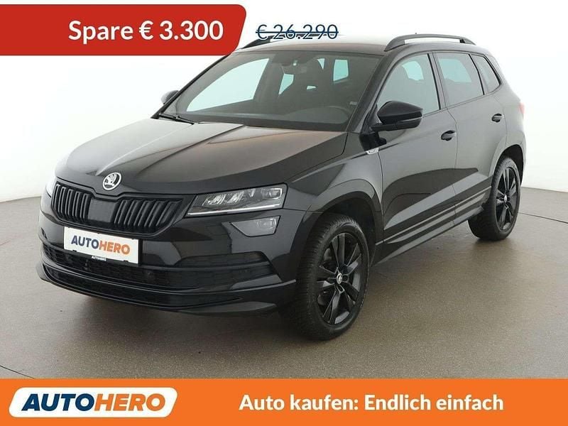 Schwarz Gebraucht 2019 Skoda Karoq SportLine SUV | € 22.990 (Fairer Preis) - Bild 1/3