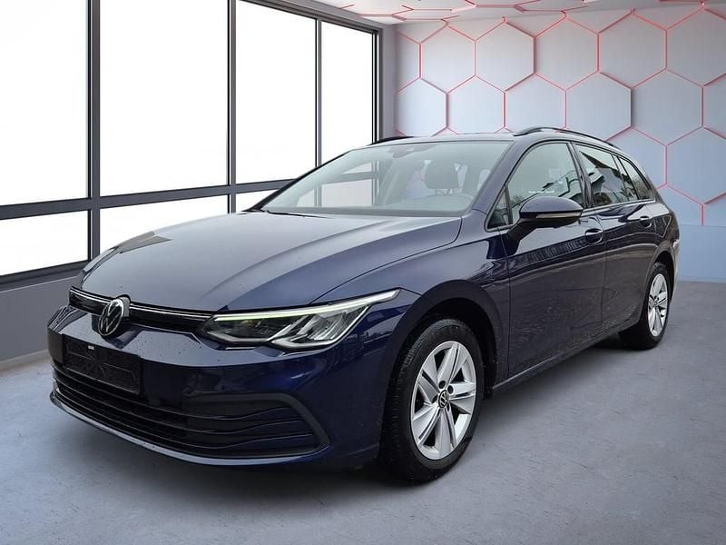 Gebraucht VW Golf VII Life 115 PS (84 kW) 2021 Mittelblau  metallic Kombi