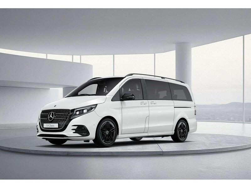 Bergkristallweiß met Gebraucht 2025 Mercedes V300 Avantgarde Van / Kleinbus | € 110.388 (Etwas zu teuer) - Bild 1/3