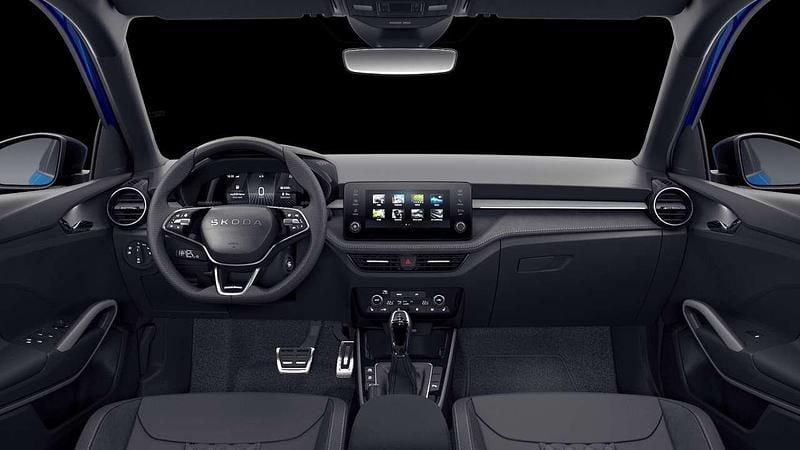 Neu Skoda Fabia Monte Carlo 116 PS (85 kW) 2025 Mittelblau  metallic Limousine