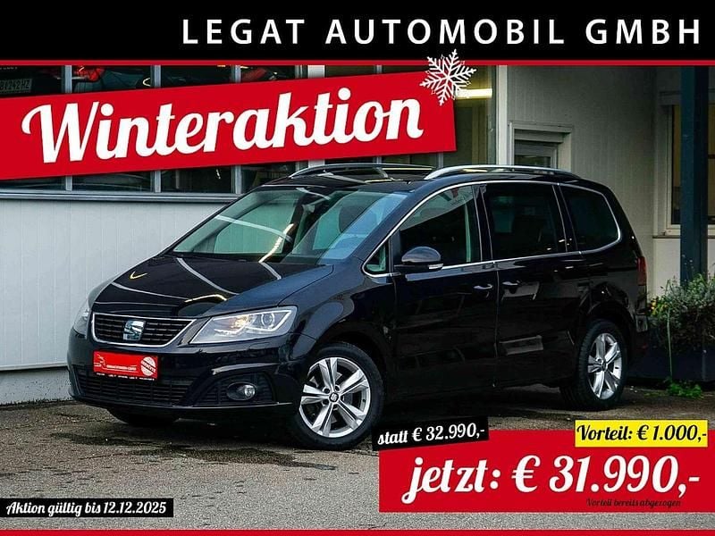 Schwarz Gebraucht 2020 Seat Alhambra XCELLENCE Van / Kleinbus | € 31.990 (Teuer) - Bild 1/4