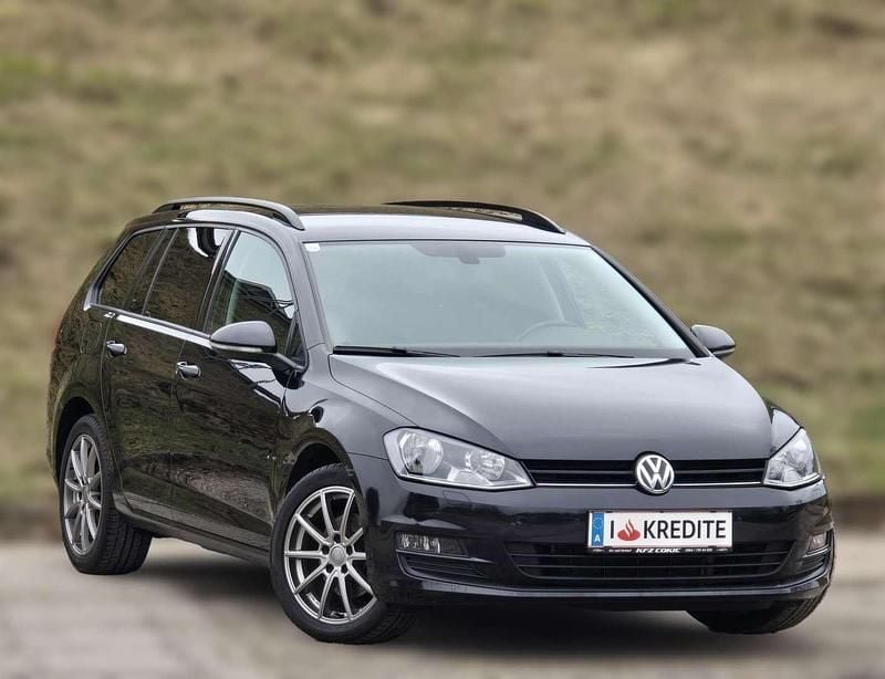 Gebraucht VW Golf VII Comfortline 110 PS (80 kW) 2017 Schwarz Kombi