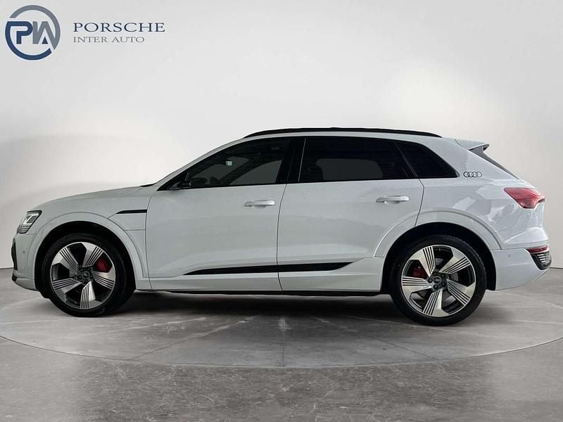 Gebraucht Audi Q8 e-tron S-Line 300 kW (408 PS) 2023 Weiß SUV