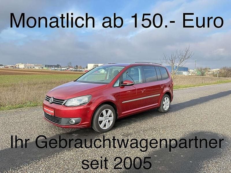 Rot Gebraucht 2011 VW Touran Highline Van / Kleinbus | € 10.990 (Fairer Preis) - Bild 1/4
