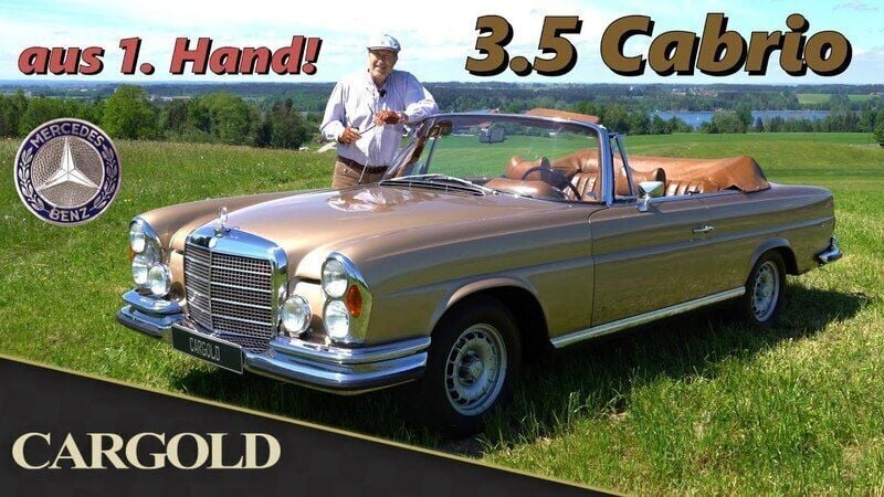 Gebraucht Mercedes 280 SE 200 PS (147 kW) 1969 Gold Cabrio
