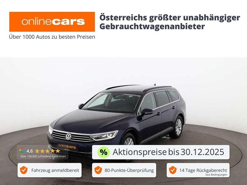 Blau Gebraucht 2019 VW Passat Comfortline Kombi | € 16.090 (Superpreis) - Bild 1/4