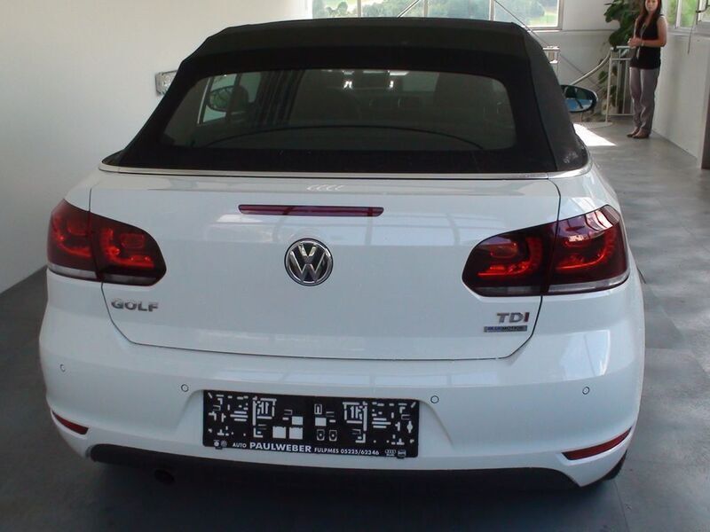 Gebraucht VW Golf Cabriolet 105 PS (77 kW) 2011 Weiß Cabrio