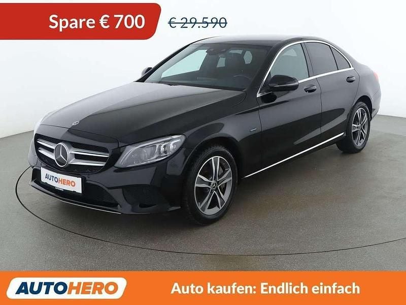 Schwarz Gebraucht 2020 Mercedes C300e Avantgarde Limousine | € 28.890 (Guter Preis) - Bild 1/3