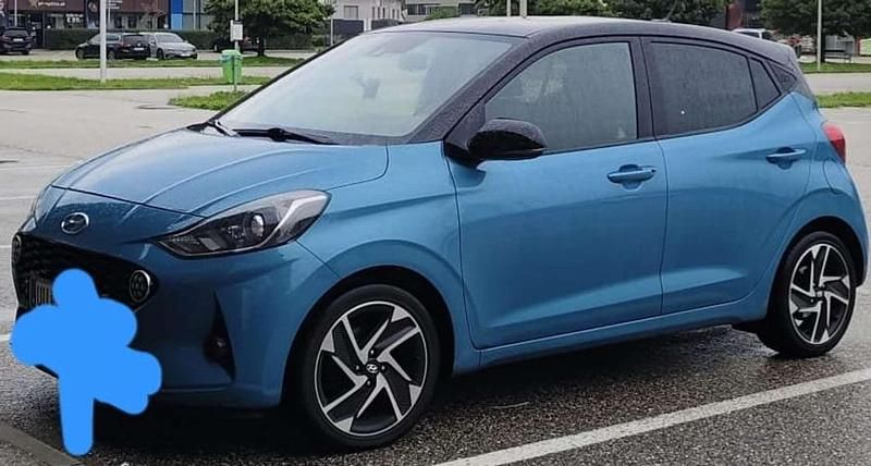Blau Gebraucht 2021 Hyundai i10 Kleinwagen | € 9.950 - Bild 1/4