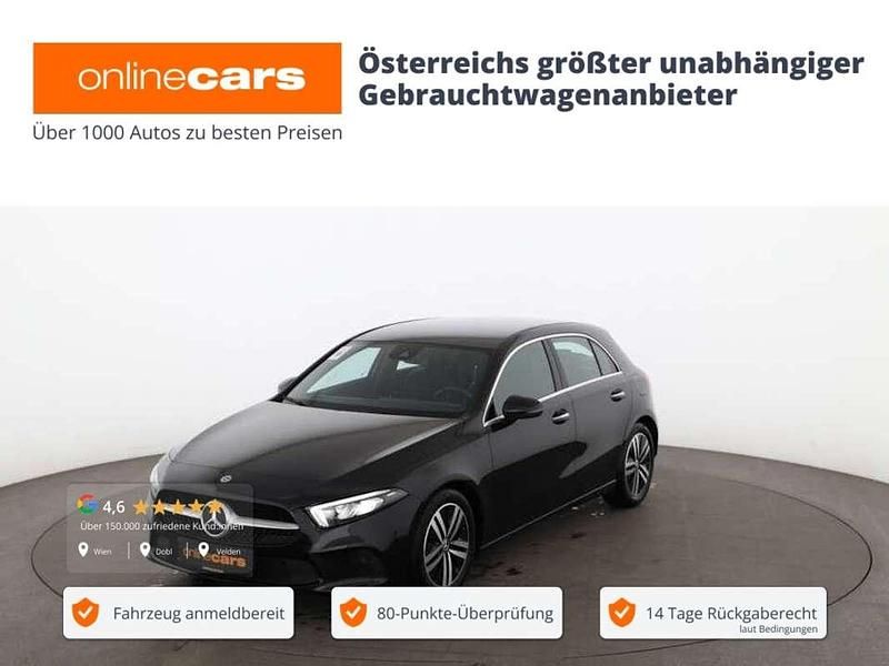 Schwarz Gebraucht 2022 Mercedes A200 Progressive Limousine | € 26.990 (Superpreis) - Bild 1/4