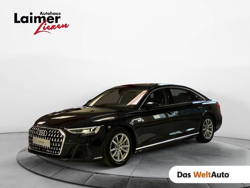 Dunkelblau metallicperleffekt Neu 2025 Audi A8L Ambiente Limousine | € 99.980 (Teuer) - Bild 1/4