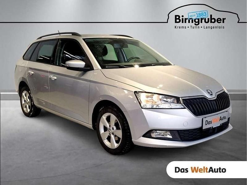 Silber metallic Gebraucht 2021 Skoda Fabia Ambition Kombi | € 12.990 (Guter Preis) - Bild 1/4