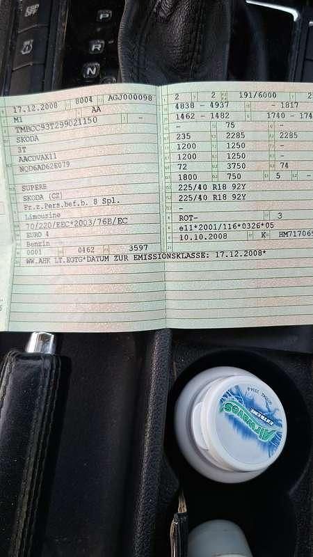 Gebraucht Skoda Superb Ambition 260 PS (191 kW) 2008 Rot Limousine