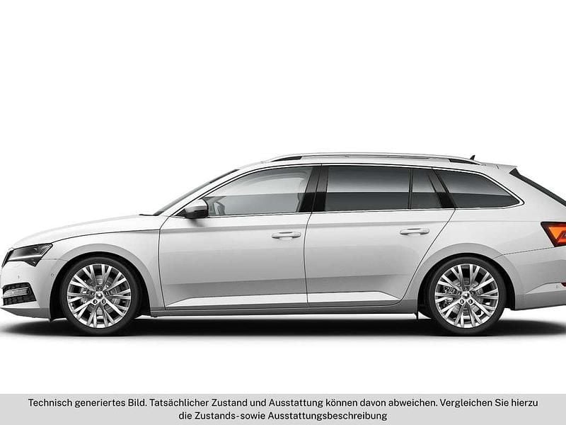 Gebraucht Skoda Superb Style 150 PS (110 kW) 2021 Weiss  metallic Kombi