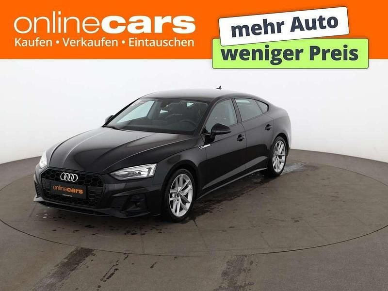Schwarz Gebraucht 2021 Audi A5 Sportback S-Line Kleinwagen | € 26.790 (Superpreis) - Bild 1/3