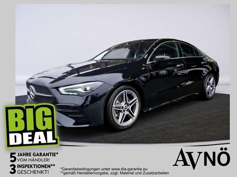 Schwarz Gebraucht 2025 Mercedes CLA200 AMG line Coupé | € 39.990 (Superpreis) - Bild 1/4