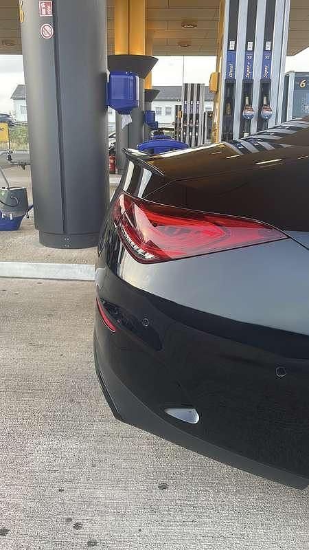 Gebraucht Mercedes CLA200 AMG line 150 PS (110 kW) 2021 Schwarz Coupé