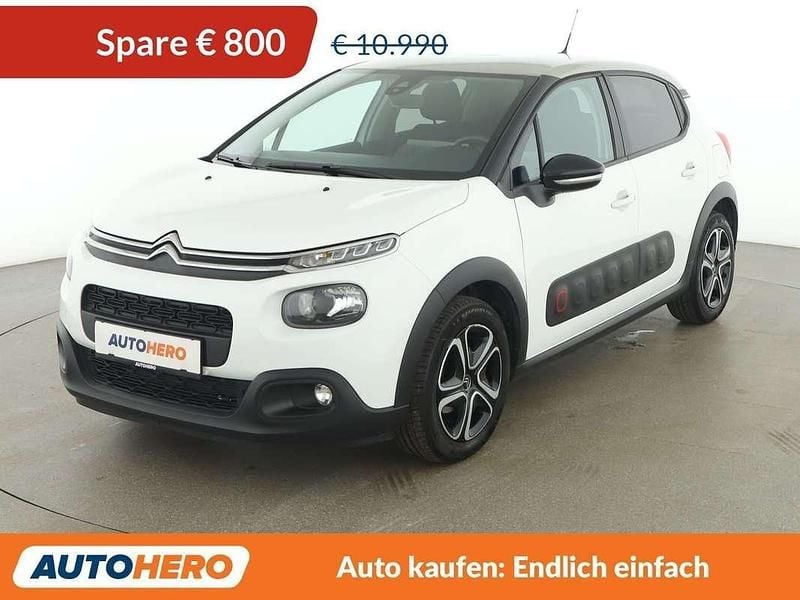 Weiß Gebraucht 2018 Citroën C3 PureTech Kleinwagen | € 10.190 (Fairer Preis) - Bild 1/3