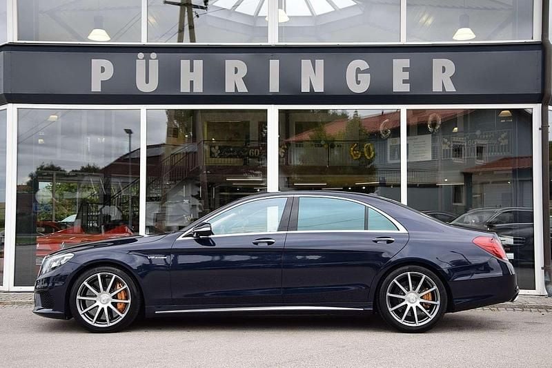 Blau Gebraucht 2014 Mercedes S63 AMG AMG Limousine | € 69.900 (Superpreis) - Bild 1/4