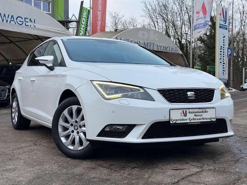 Gebraucht Seat Leon Style 110 PS (80 kW) 2015 Weiß Kleinwagen