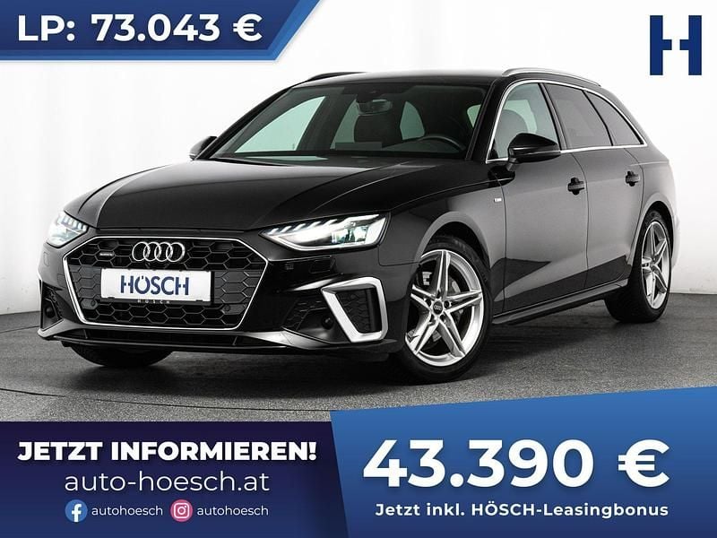 Schwarz Gebraucht 2024 Audi A4 S-Line Kombi | € 44.890 (Teuer) - Bild 1/4