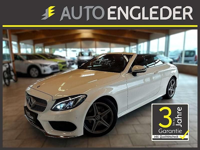 Weiß Gebraucht 2018 Mercedes C220 AMG Cabrio | € 32.900 (Fairer Preis) - Bild 1/4
