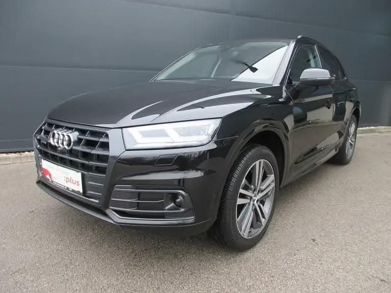 Schwarz metallicperleffektno Gebraucht 2018 Audi Q5 Design SUV | € 33.990 (Teuer) - Bild 1/4