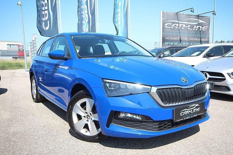 Blau Gebraucht 2020 Skoda Scala Ambiente Kleinwagen | € 16.990 (Fairer Preis) - Bild 1/4