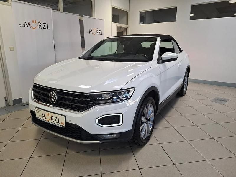 Weiss normal Gebraucht 2021 VW T-Roc Cabriolet Style Cabrio | € 22.500 (Superpreis) - Bild 1/4
