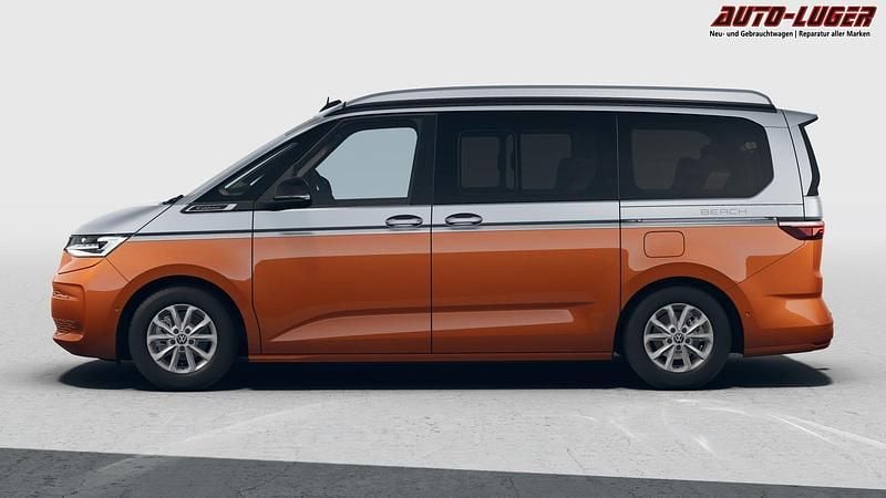 Neu VW California Edition 2025 Monosilber metallic / energetic orange metallic Van