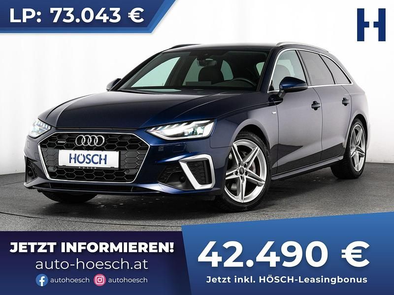 Blau Gebraucht 2024 Audi A4 S-Line Kombi | € 43.990 (Etwas zu teuer) - Bild 1/4