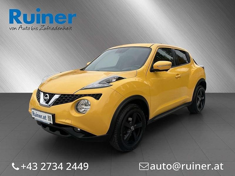 Gelb Gebraucht 2014 Nissan Juke Acenta SUV | € 8.900 (Teuer) - Bild 1/4