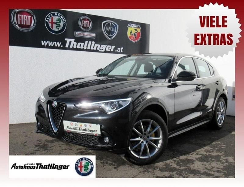 Schwarz Gebraucht 2018 Alfa Romeo Stelvio Super SUV | € 24.650 (Guter Preis) - Bild 1/3
