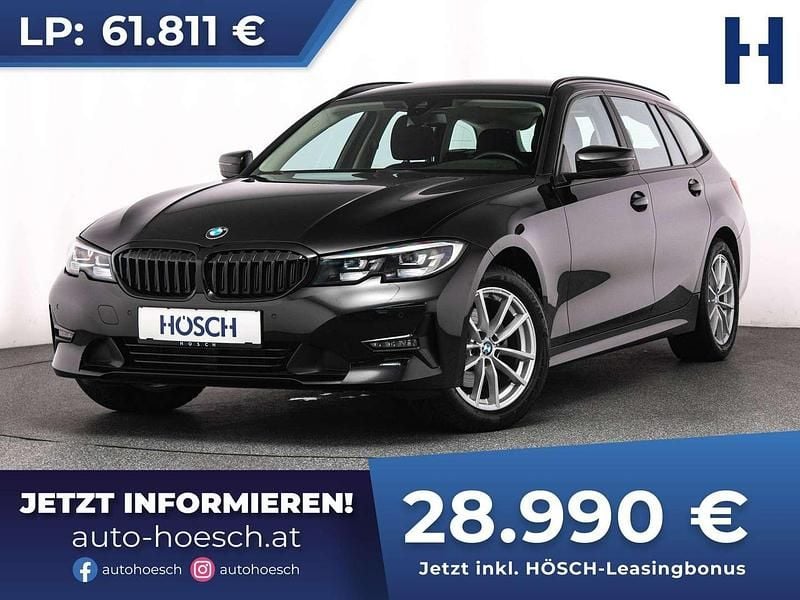 Schwarz Gebraucht 2022 BMW 320 Advantage Kombi | € 29.990 (Superpreis) - Bild 1/4