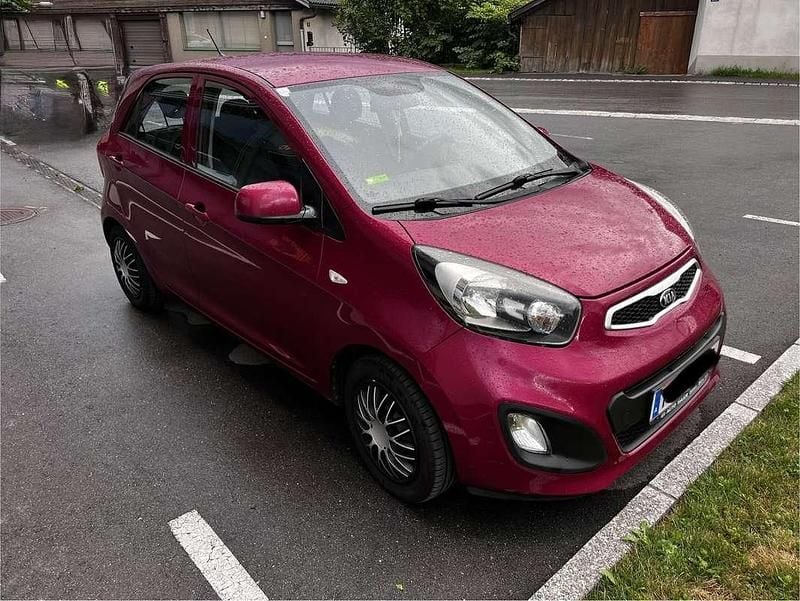 Gebraucht Kia Picanto 69 PS (50 kW) 2012 Rot Kleinwagen