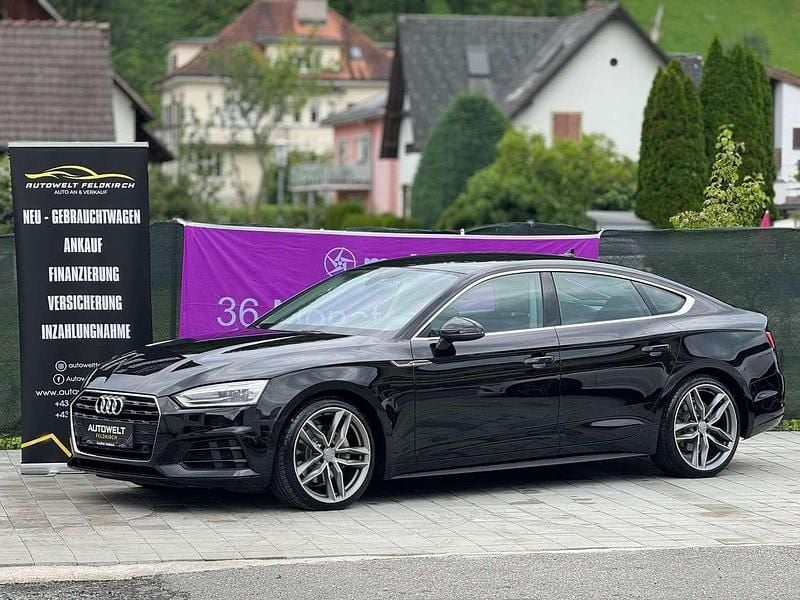Schwarz Gebraucht 2017 Audi A5 Sportback Basis Kleinwagen | € 25.990 (Guter Preis) - Bild 1/4