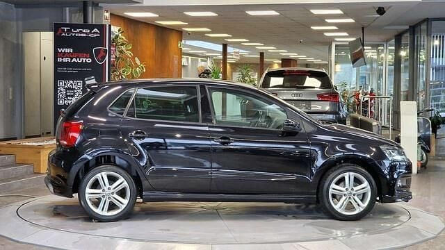 Gebraucht VW Polo R-line 60 PS (44 kW) 2015 Schwarz Limousine