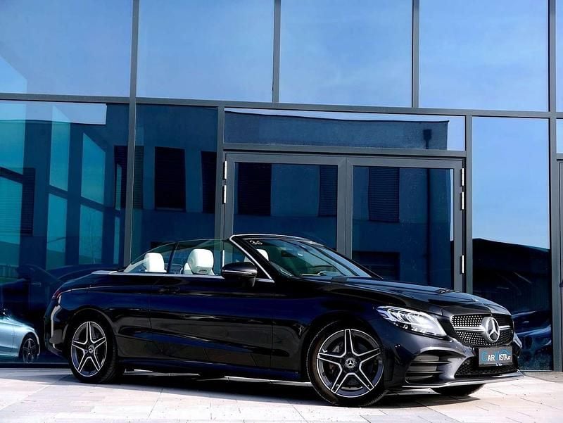Gebraucht Mercedes C220 AMG line 194 PS (142 kW) 2020 Silber Cabrio