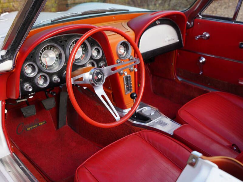 Gebraucht Chevrolet Corvette Stingray 340 PS (250 kW) 1963 Weiß Cabrio