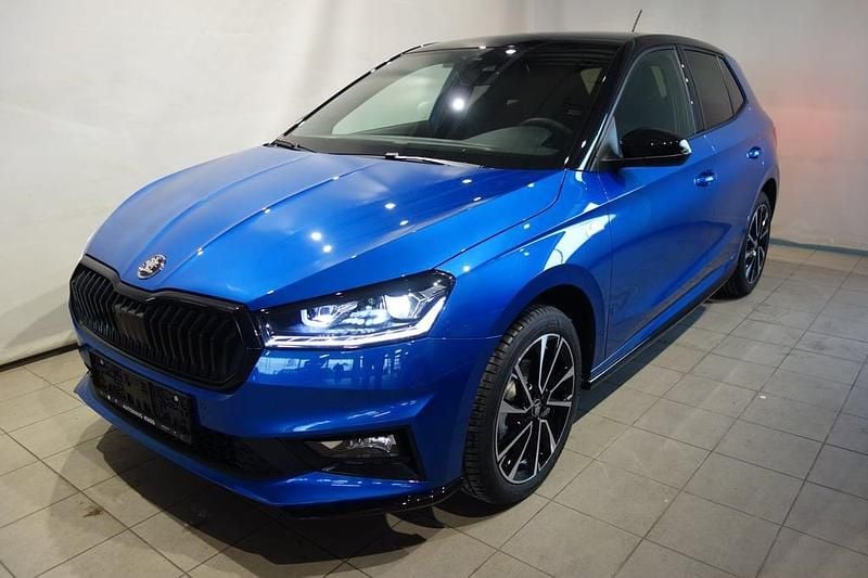 Neu Skoda Fabia Monte Carlo 116 PS (85 kW) 2026 Mittelblau  metallic Kleinwagen