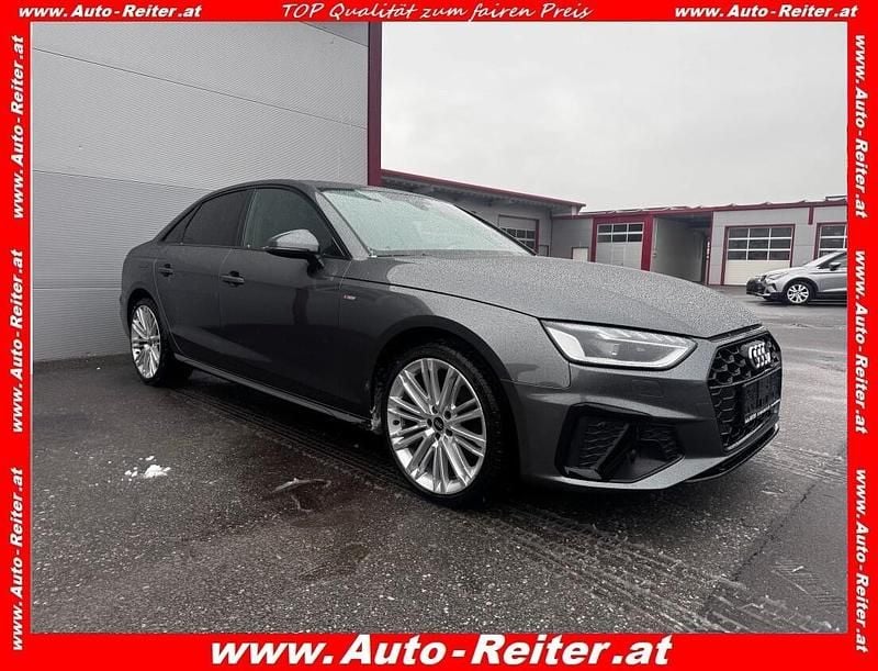 Mythosschwarz metallic Gebraucht 2023 Audi A4 S-Line Limousine | € 30.990 (Guter Preis) - Bild 1/3