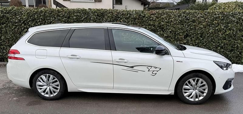 Gebraucht Peugeot 308 SW GT-line 131 PS (96 kW) 2017 Weiß Kombi