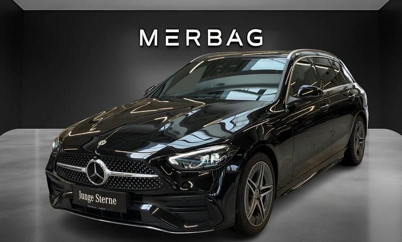 Schwarz Gebraucht 2022 Mercedes C220 AMG line Kombi | € 41.990 (Teuer) - Bild 1/4