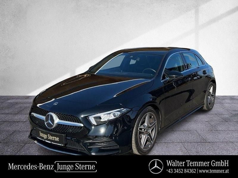 Gebraucht Mercedes A180 AMG line 136 PS (100 kW) 2021 Schwarz Limousine