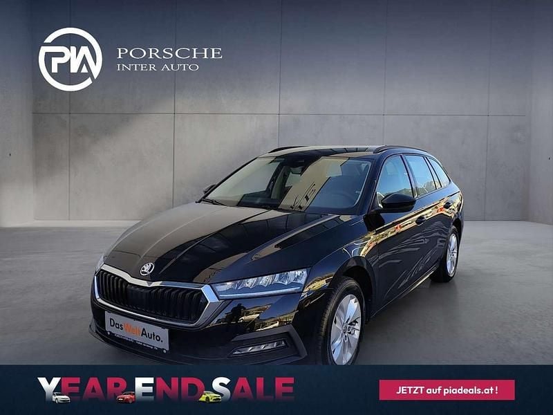 Schwarz metallicperleffektno Gebraucht 2021 Skoda Octavia Ambition Kombi | € 26.990 (Teuer) - Bild 1/4